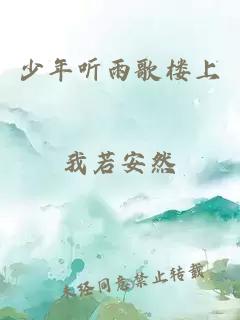 少年听雨歌楼上