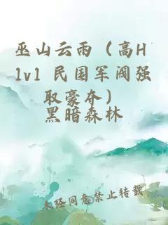 巫山云雨（高H 1v1 民国军阀强取豪夺）