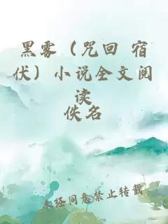 黑雾（咒回 宿伏）小说全文阅读